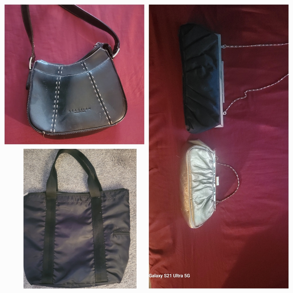 Black Leather Shoulder Bag
